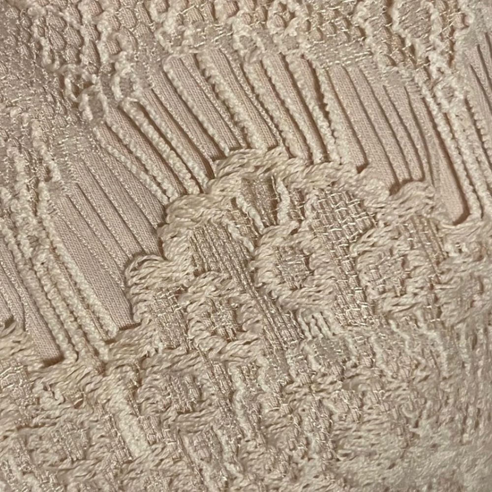 S Free People Cream Crochet Lace Midi Slip Lined Dress.  Intimately Free People - Picture 8 of 14